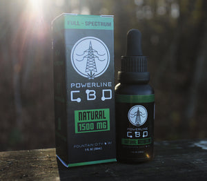 POWERLINE NATURAL - Full Spectrum CBD Tincture